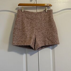 Skies Are Blue Wool Blend Shorts